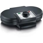Severin wa 2106 - gaufrier - 1. 2 kwatt - noir