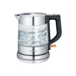 Severin wk 3468 - bouilloire - 1 litre - 2. 2 kwatt - verre / acier inox / noir Severin wk 3468 - bouilloire - 1 litre - 2. 2 kwatt - verre / acier inox / noir