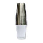 Shaker a cocktail boston en inox et verre 750 ml Shaker a cocktail boston en inox et verre 750 ml