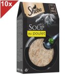 Sheba soupe 40 sachets fra�cheur au poulet pour chat 40g (10x4)