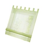 Sheer voile stores romains rideaux pour chambre a coucher cuisine balcon vert - 60 × 155cm Sheer voile stores romains rideaux pour chambre a coucher cuisine balcon vert - 60 × 155cm