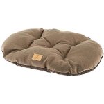 Shiba - stuart coussin double - face / tweed / velours doux / lavable pour chien / chat marron 45 / 2 ...