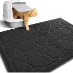 Shiliu - durable tapis de litire pour chat - 90 x 60 cm - jumbo - tapis antidrapant pour bac a litire ...