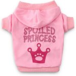 T - shirt a capuche pour animaux de compagnie, printemps et automne, teddy bomei, rose, princesse, chat, ... T - shirt a capuche pour animaux de compagnie, printemps et automne, teddy bomei, rose, princesse, chat, ...