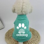 T - shirt coton pour animal de compagnie, vêtement d'été respirant et fin pour chien, bouledogue français, ... T - shirt coton pour animal de compagnie, vêtement d'été respirant et fin pour chien, bouledogue français, ...