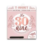 T - shirt a dedicacer 30ans anniversaire femme l