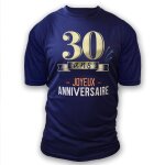 T - shirt a dedicacer 30ans anniversaire homme xl