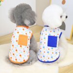 T - shirt imprim ciel etoil pour chien, gilet d't fin, mignon, petit gabarit, chihuahua, chiot, chat, ...