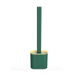 Shop - story - toilet brush green : brosse wc ultra hygi�nique en silicone flexible - vert