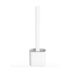 Shop - story - toilet brush white : brosse wc ultra hygi�nique en silicone flexible - blanc