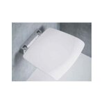 Si�ge mural escamotable pour douche novellini en m�tal chrom� - blanc - blanc - -