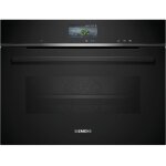 Siemens - four vapeur / combiné vapeur softclose - iq700 - noir - cs736g1b1f Siemens - four vapeur / combiné vapeur softclose - iq700 - noir - cs736g1b1f