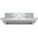 Siemens - hotte t�lescopique 60cm 405m� / h argent - li64ma531
