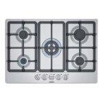 Siemens iq300 eg7b5qb90 table de cuisson au gaz acier inoxydable - 5 foyers