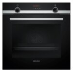 Siemens iq300 hb574aer4 four 71 l noir et acier inoxydable