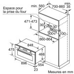 Four siemens iq500 vb558c0s0 - encastrable - niche - 86x56x47. 7 cm (lxpxh) - avec système auto - nettoyant ... Four siemens iq500 vb558c0s0 - encastrable - niche - 86x56x47. 7 cm (lxpxh) - avec système auto - nettoyant ...