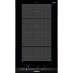 Siemens iq700 ex375fxb1e table de cuisson à induction aluminium brossé / noir - 2 foyers Siemens iq700 ex375fxb1e table de cuisson à induction aluminium brossé / noir - 2 foyers