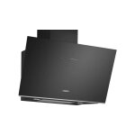 Siemens lc91klt60 iq700 hotte murale 90 cm noir avec finition en verre