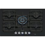 Siemens - table de cuisson gaz 75cm 5 feux 11700w noir er7a6rh40
