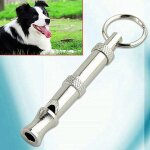 Sifflet pour animal de compagnie deux en un, fl�te pour chien, outil d'entra�nement en plastique, rouge, ...
