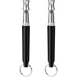 Sifflet pour chien, 2 sifflets professionnels a ultrasons, silencieux, haute fr�quence, longue port�e, ...