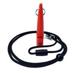 Sifflet d'entra�nement canin ultrasonique avec lani�re son clair et puissant orange yonis