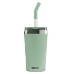 Sigg 6015. 10 thermos 450 ml vert acier inoxydable