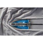 Silence steam fer a repasser pressione 7, 5 bar gris et bleu