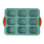 Silicone 9 grille ovale baguette gteau moule franais bricolage petit pain moule moule antiadhsif cuisson ...