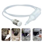 Siphon de brassage manuel en plastique a domicile, tuyau, pompe de transfert manuel pour l'eau, le vin, ...