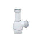 Siphon tout - en - un wirquin 30720407 blanc hauteur r�glable 125�170 mm