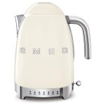 Smeg klf04creu bouilloire 1, 7 l 2400 w cr�me