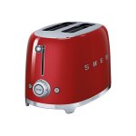 Smeg 50's style tsf01rdeu - grille - pain - 2 tranche - 2 emplacements - rouge Smeg 50's style tsf01rdeu - grille - pain - 2 tranche - 2 emplacements - rouge