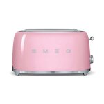 Smeg 50's style tsf02pkeu - grille - pain - 4 tranches - 2 emplacements - rose Smeg 50's style tsf02pkeu - grille - pain - 4 tranches - 2 emplacements - rose