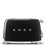 Smeg 50's style tsf03bleu - grille - pain - 4 tranche - 4 emplacements - noir
