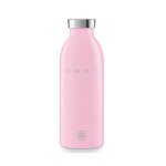 Smeg - smeg accessoire bouteille isotherme rose 500ml acier inox / 1 wbf01pk