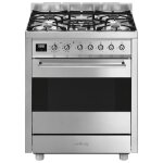Smeg c7gpx9 four et cuisini�re electrique gaz acier inoxydable