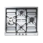 Smeg classic ser60sgh3 - table de cuisson au gaz - 4 plaques de cuisson - niche - largeur : 55 cm - profondeur ...
