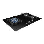 Smeg classica pv373lcn table de cuisson au gaz noir - 3 foyers