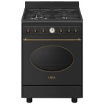 Smeg coloniale co60gman2 four et cuisini�re electrique gaz noir