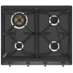 Smeg coloniale srv864aogh plaque anthracite int�gr� 60 cm gaz 4 zones