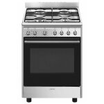 Smeg concert cx60gmx four et cuisini�re electrique gaz acier inoxydable