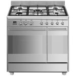 Smeg concert scb92mx8 four et cuisini�re electrique gaz acier inoxydable