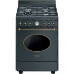 Smeg - cuisinière gaz co60gma - gris Smeg - cuisinière gaz co60gma - gris