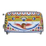 Smeg dolce&gabbana tsf02dgeu - grille - pain - 4 tranche - 2 emplacements