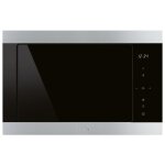 Smeg fmi325x micro - onde noir, acier inoxydable micro - ondes grill int�gr� 25 l 900 w