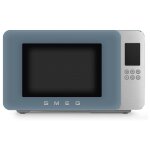 Smeg moc01sbmeu micro - onde bleu micro - ondes grill comptoir 29 l 1450 w