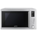 Smeg moe25x micro - onde acier inoxydable micro - ondes grill comptoir 25 l 900 w