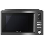Smeg moe25b micro - onde gris micro - ondes grill comptoir 25 l 900 w