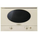 Smeg mp822npo micro - onde cr�me micro - onde simple sur toute la gamme 22 l 850 w
